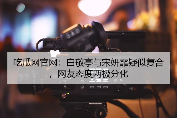 吃瓜网官网：白敬亭与宋妍霏疑似复合，网友态度两极分化
